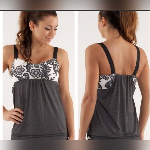 Lululemon Athletica Size 10 Run Back On Track Tank Top Activewear Yoga Gym Run - Picture 1 of 12
